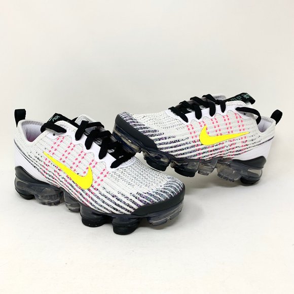 vapormax white dynamic yellow